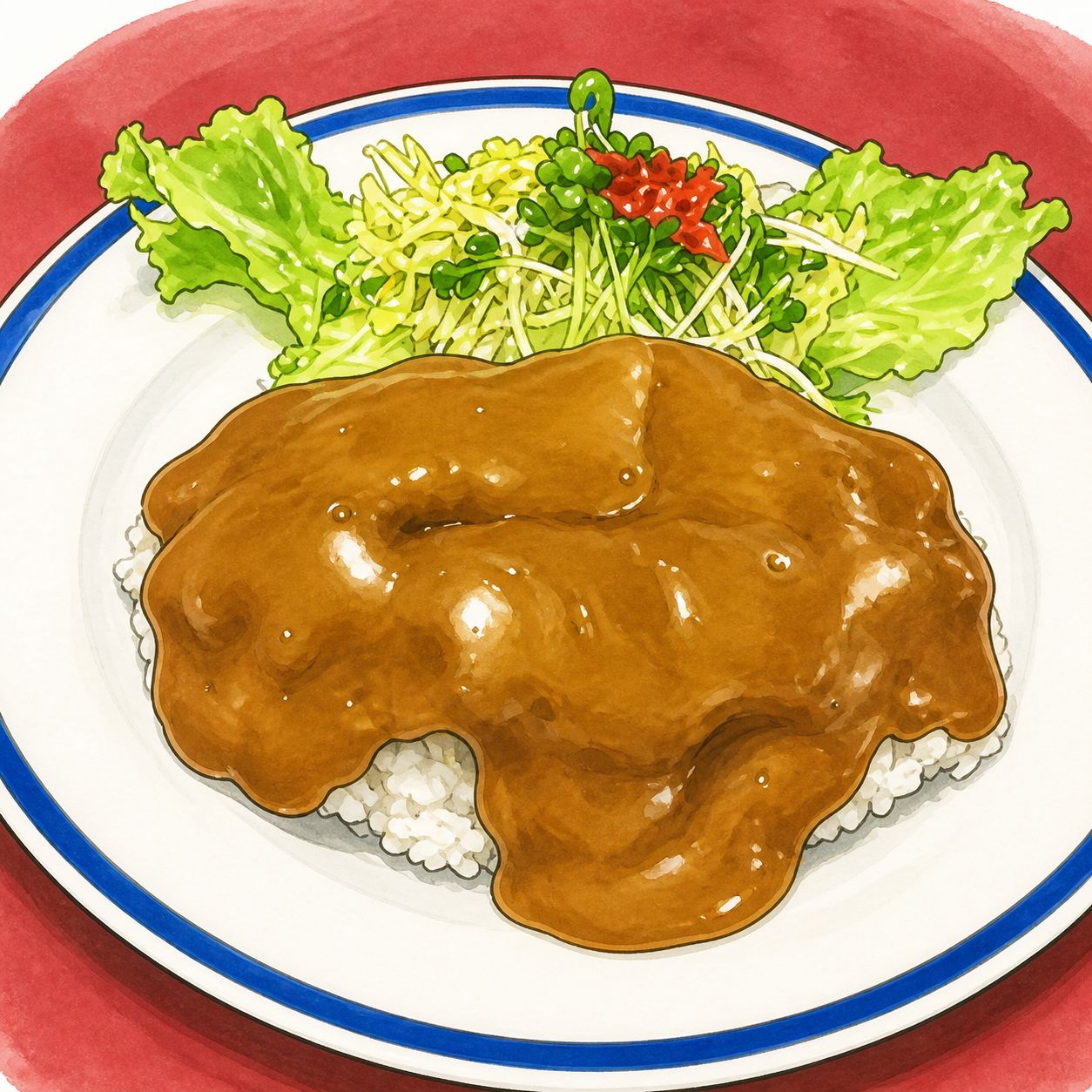 洋風カツ丼
