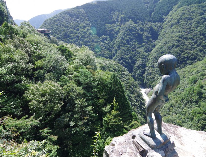 祖谷渓の小便小僧