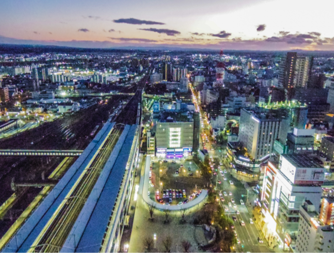 郡山市街