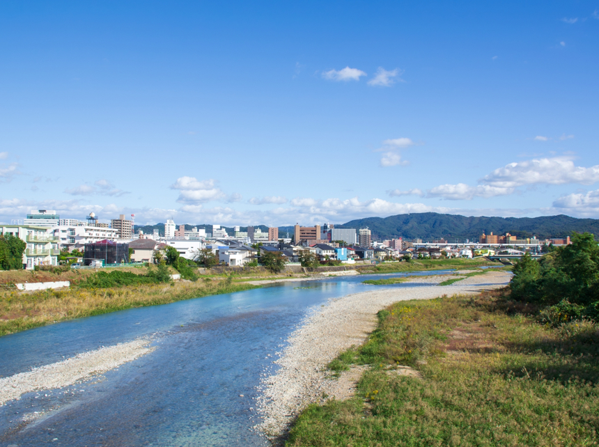 荒川（上八木田橋より）