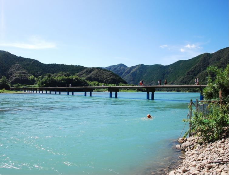 佐田沈下橋（四万十川）