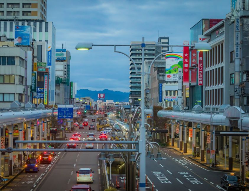 長岡駅前