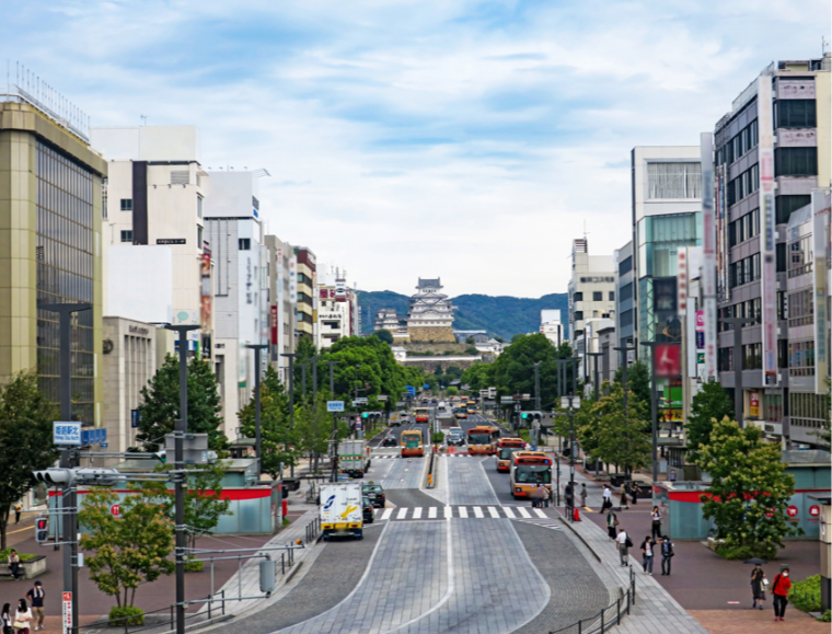 JR姫路駅・大手前通り