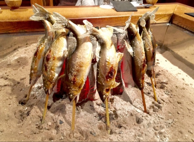 アユの塩焼き
