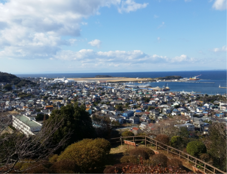 館山城からの眺望