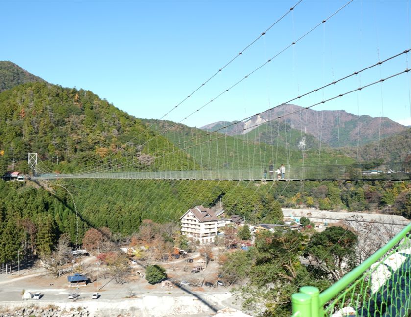谷瀬の吊り橋